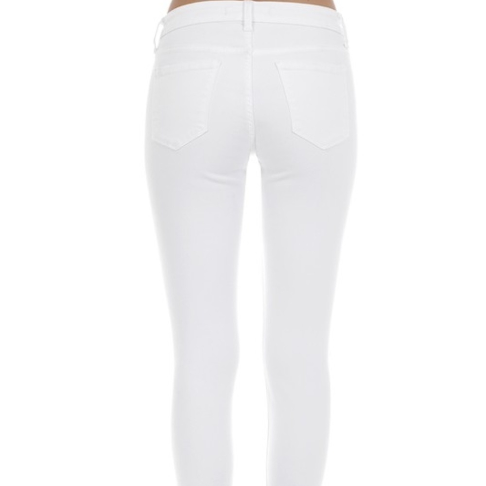 EUNINA DENIM WHITE DISTRESSED RIPPED JEANS 5-11 - Picture 3 of 5